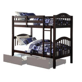 Heartland Espresso Twin/Twin Bunk Bed Model 2554 By ACME Furniture